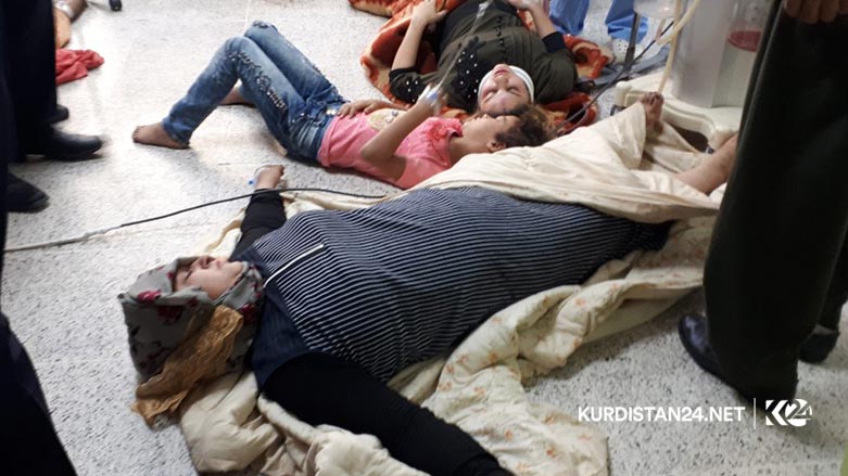 A mini bus carrying two Iraqi tourist families drove off a mountainous road in the Kurdistan Region, killing and injured tens of people  Aug. 30, 2019. (Photo: Kurdistan 24/Karwan Yara)